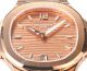 Swiss Cal.324 SC Patek Philippe Lady-Nautilus Copy Watches Rose Gold Dial (6)_th.jpg